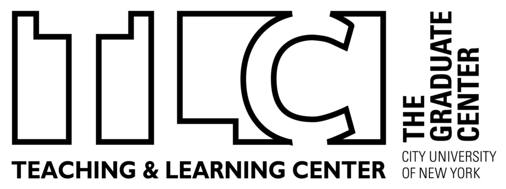 Logo for the Teaching and Learning Center (TLC) at the Graduate Center CUNY 